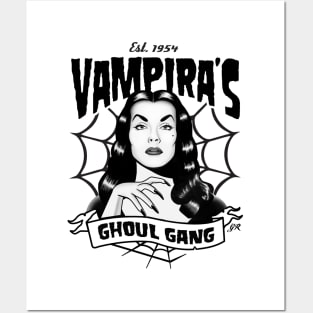 Vampira's Ghoul Gang Est.1954 Posters and Art